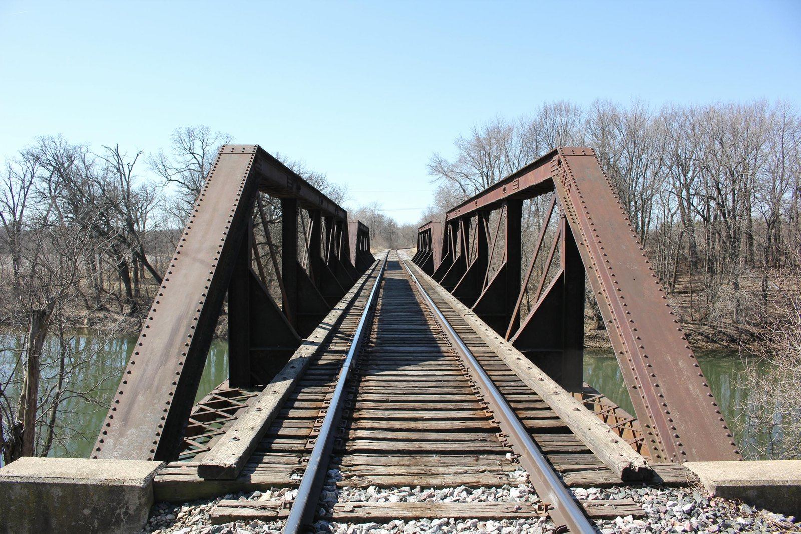 Looking south